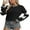 24 Black, variant on Sweaters for Women 2024 Trendy Elbow Star Printed Crewneck Sweater Casual Lightweight Knitted Pullover Sweater Shermie