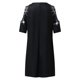 thumbnail image 5 of Vestidos Para Mujer Vestidos Casuales Moda Erógeno Con Cuello en V Estampado Ahuecado Mini Vestido de Manga Corta Odeerbi  ODB157885, 5 of 6