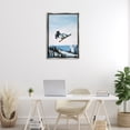 thumbnail image 4 of Stupell Industries Farmhouse Snowboarder Air Tricks Gray Floating Frame Canvas Art, 21 x 31, by Max Blakesberg Studios, 4 of 8