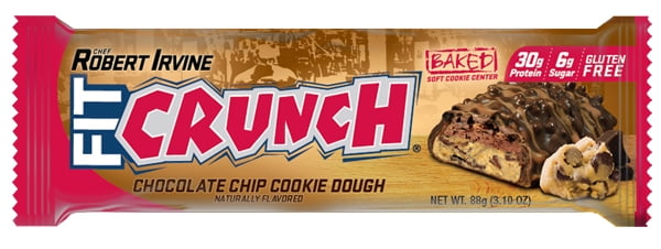 Fit Crunch Choc Chip Cookie Dough Bar, 3.1 oz by Generic