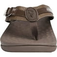 thumbnail image 6 of Footminders SEYMOUR Women's Orthotic Sandals, Orthopedic Arch Support, Relieve Foot Pain Due to Flat Feet and Plantar Fasciitis - Color Brown, Size 8, 6 of 8