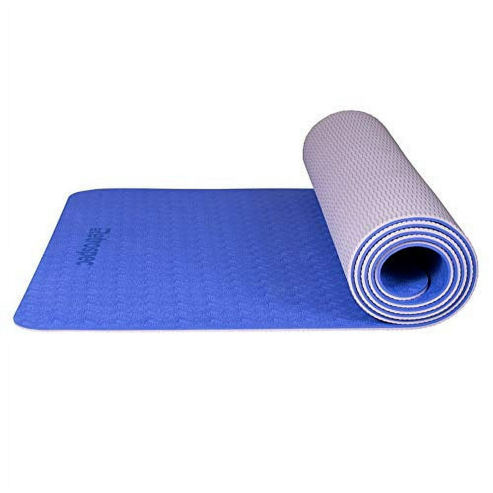 Retrospec Zuma Yoga Mat w/Nylon Strap for Men Women Non Slip