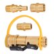 thumbnail image 1 of Enchufe completo para manguera de propano resistencia a la corrosión Adaptador de conexión rápida de propano RV Simple y compacto para barbacoa al aire libre para picnic ANGGREK Otros, 1 of 8