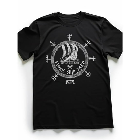 Payeah Men's Viking themed shirt | Norwegian god T-shirt | Viking shirt | Valhalla Viking T-shirt Men's 100% cotton