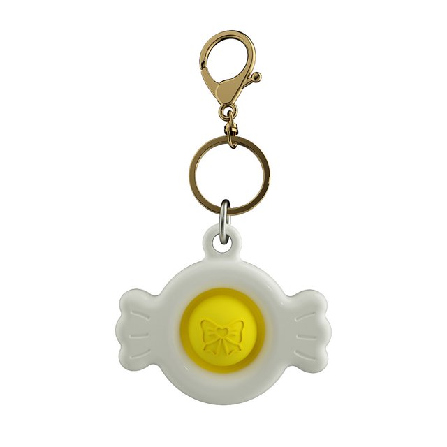 Push Fidget Sensory Toys Llavero Colgante Soft Stress Reliever (Amarillo) Tmvgtek Nuevos Originales