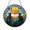 Acrylic 3.5 Inch, variant on Cat Couple Sunset Stained Glass Suncatcher – Silhouette Window Hanging Decor