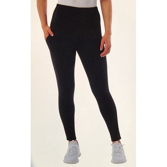 32 Degree Ladies Pullon Side Pocket Jogger (Black, L)