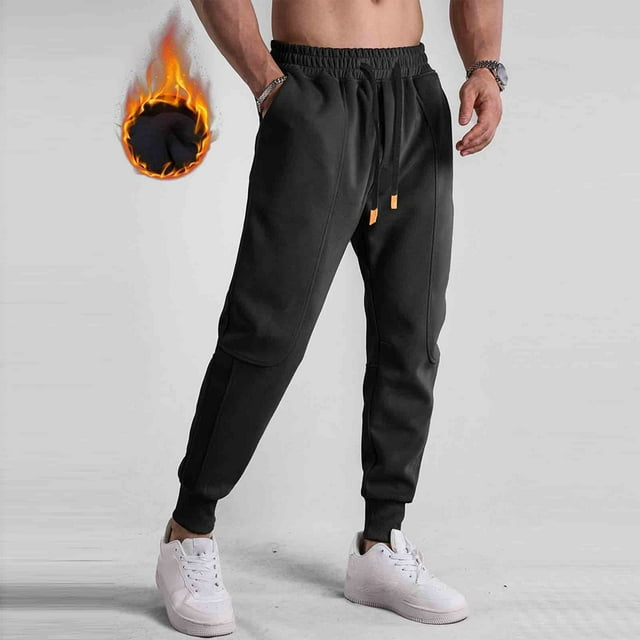 Ceisia Men's Solid Color Sweatshirt Pullover, Casual Loose Fit with Pockets & Gift Drawstring Waistband