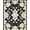 Gold, Pattern 4, variant on ODIKA 4'x6' Machine Washable Non-Slip Area Rug, Vintage Inspired Floral and Motif with Delicate Vine Scrolls High Traffic Rug, Navy, 232830