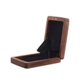 thumbnail image 1 of Caja Giratoria De Madera Nogal Para Anillos De Compromiso, 1 of 5