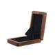 thumbnail image 1 of Caja Giratoria De Madera Nogal Para Anillos De Compromiso, 1 of 5