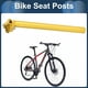 thumbnail image 3 of Poste de asiento de bicicleta Unique Bargains 28.6x350mm, tubo de asiento de aleación de aluminio tono dorado, ajustable de ángulo extra largo, 3 of 7