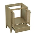 thumbnail image 2 of EUROCO 24" Bathroom Vanity without Sink, Base Only, Rattan Cabinet with Doors and Drawer, Solid Frame and MDF Board, Natural, 2 of 9
