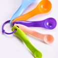 thumbnail image 6 of Yesbay 5Pcs/Set Baking Measuring Spoons 2 Scale 1/2.5/5/7.5/15g/ml Hanging Seasoning Scoops, 6 of 7
