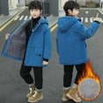 thumbnail image 5 of Mercatoo Children's Boys Winter Coat Heavyweight Fleece Lined Water-proof Thicken Parka Jacket with Hood, 5 of 9