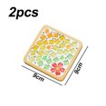 thumbnail image 2 of Kit de mosaico con posavasos de madera, suministros de paquete de material para manualidades de bricolaje para regalos de decoración hechos a mano de posavasos (2 juegos) MFZFUKR BST3009928-1, 2 of 6