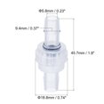 thumbnail image 2 of Uxcell 9.4mm Dia. Hose Connector EPDM Plastic Non Return One Way Check Valves 4 Pack, 2 of 5