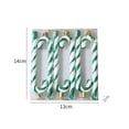 thumbnail image 6 of Cheer US 6Pcs Christmas Candy Cane Ornament Plastic Christmas Tree Hanging Decoration Twisted Crutch Candy Canes for Xmas Thanksgiving Gift Home Indoor Outdoor Party Favor, 6 of 8