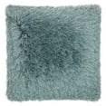 thumbnail image 2 of Nourison Yarn Shimmer Shag Decorative Throw Pillow, 17" x 17", Light Grey, 2 of 10