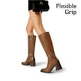 thumbnail image 7 of BURUDANI Women Chunky-Heel Square-Toe Knee-High Tall Boots Side-Zip Fashion Boots, 7 of 7