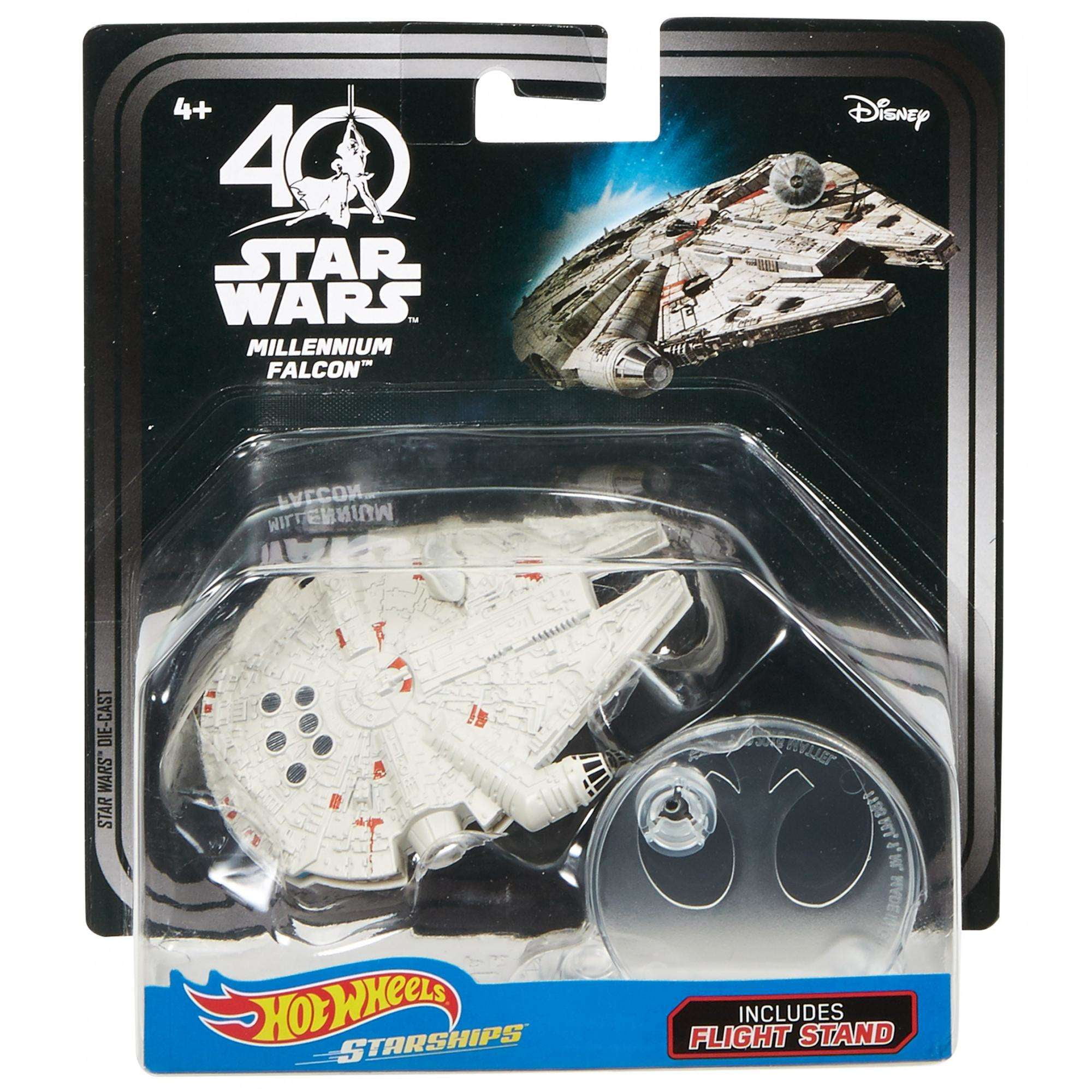 Hot Wheels Star Wars 40th Anniversary Millennium Falcon Starship