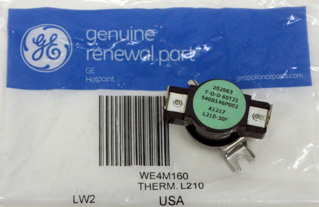 GE WE4M160 WE4M160 Genuine GE Dryer Thermostat L21030 also replaces AP2042573 PS267911