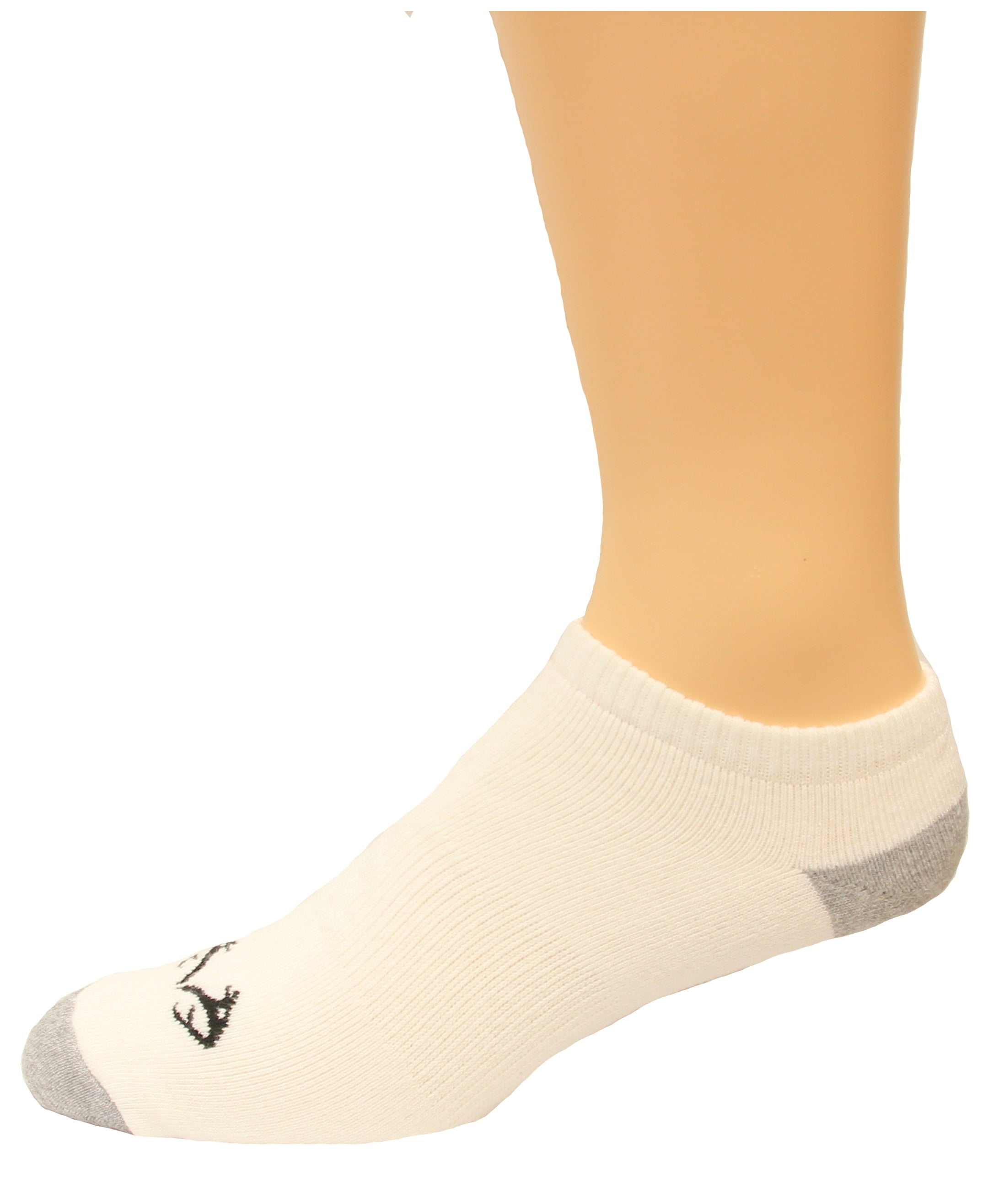 RealTree Men's No Show Socks, 3 Pair, Large (M 9-13), White - Walmart ...