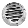 thumbnail image 1 of Rejilla de ventilación con lamas, rejillas de ventilación de acero inoxidable, salida de aire inoxidable 70 mm, 1 of 6