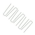 thumbnail image 3 of hostic Galvanized Garden Staples Landscape Ground Nails Stakes Pins Spikes Pegs U-Shaped 6 11 Gauge Steel Fit for Securing Weed Barrier Fabric Landscape Ground Cover Lawn 100pcs, 3 of 5