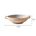 thumbnail image 3 of Better Homes & Gardens 9.75" Ceramic Low Stone Distressed Bowl, Taupe, 3 of 5