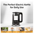 thumbnail image 5 of 1.7L Glass Electric Kettle – Hot Water Tea Kettle with LED Light, Stainless Steel & Borosilicate Glass, Auto Shut-Off, BPA-Free Electric Teapot, 1500W Fast Boil, Cool Touch, 5 of 6
