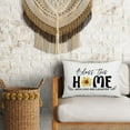 thumbnail image 4 of Sunflower Summer Throw Pillow Cover, Blessed This Home Pillow Cover Housewarming Gift New Home Waist Pillowcase for Bed Couch, Inspirational Gifts Living Room Bedroom Decor Cushion Cover -06, 4 of 5