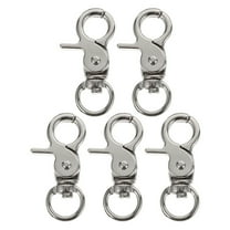 Raindrops 5pcs Bird Cage Lock Buckle for Parrot Cage Door Heavy Duty Stainless Steel Spring Latch Secure Your Birdcage Metal Clips for Small Pet Cage Accessories