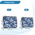 thumbnail image 4 of FORMRS 13-13.3 inch Laptop Sleeve Case Soft Carrying Quilted Computer Bag Cover, Floral Ocean Waves, 4 of 7