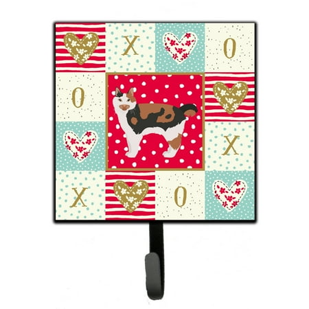 

Carolines Treasures CK5594SH4 Cymric 2 Cat Love Leash or Key Holder Red 7Hx4.25W multicolor