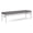 Castillo Metal, variant on Avon Reception Waiting 3 Seat Bench 650 LB Capacity / Silver Steel / Black
