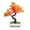 Orange, variant on Ruanlalo Artificial Bonsai Tree Indoor Small Fake Plants with Resin Pot for Home Office Desk Shelf Bathroom Bedroom Living Room Decoration