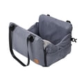 thumbnail image 3 of Asiento de coche para perros Asiento elevador para perros Cómoda almohadilla desmontable Bolsa de transporte para mascotas antideslizante Perrera para Gris, 3 of 8