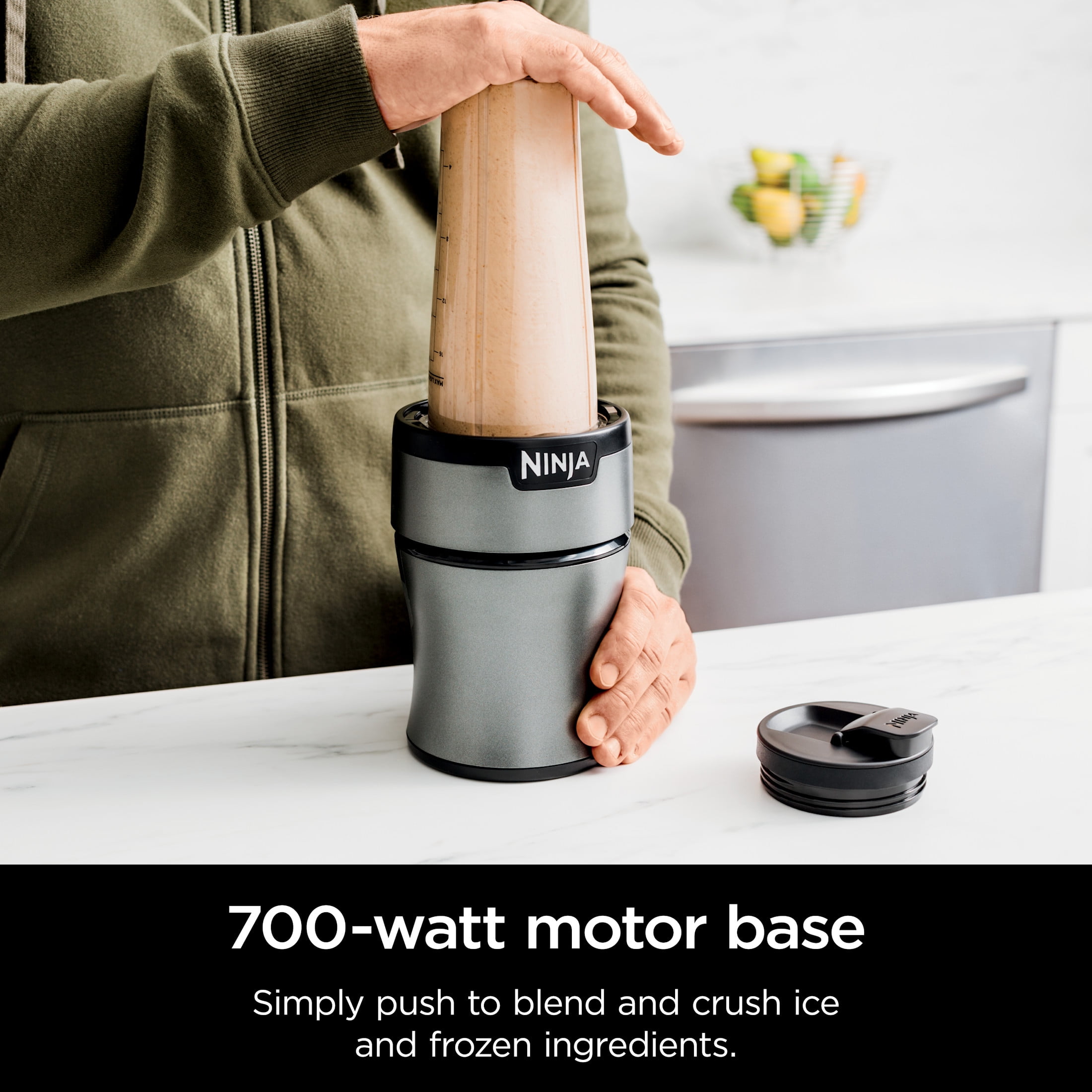 Ninja Nutri Blender 700 Watt Personal Blender 2 20 oz Dishwasher Safe To Go Cups BN300 Walmart