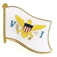 thumbnail image 2 of Box of 12 US Virgin Island Single Flag Lapel Pins, US Virgin Island Single Flag Pin Badges, 2 of 4
