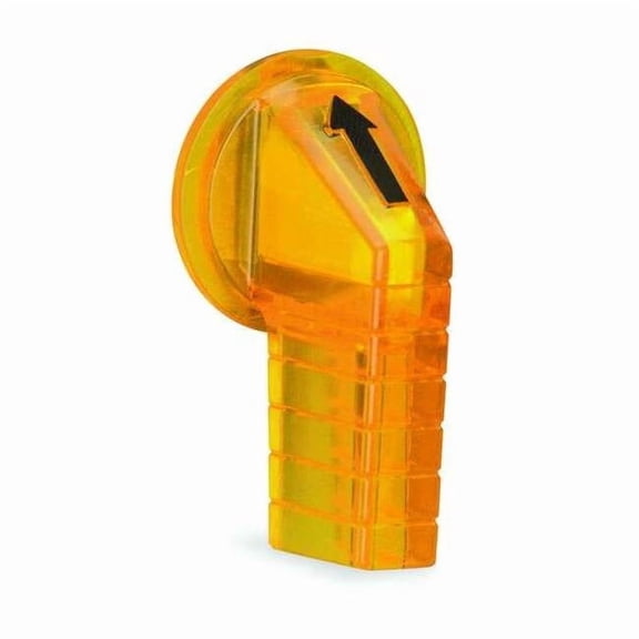 Schneider Electric Switch Knob,Extended Lever,Amber,30mm 9001A24