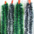 thumbnail image 5 of Venta al por mayor de guirnaldas de oropel artificiales de Navidad, guirnalda de cinta de caña verde para colgar en el árbol de Navidad, cintas para fiestas, decoración del hogar, 5 of 5