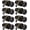Oil Rubbed Bronze, variant on Black Interior Door Knobs, Matte Black Privacy Door Knob, Black Bedroom Door Knobs, Black Door Knobs Interior Bulk, Indoor Bathroom Door Knob(8 Pack, Matte Black)