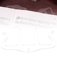 thumbnail image 4 of Soporte de Página para atril de partituras en forma de m, clip de pláshico transparente para atril de partituras, diseño simple pero elegante para mantener el, 4 of 7