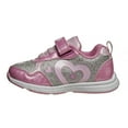 thumbnail image 2 of Disney Minnie Mouse Girls Sneakers with Two Red Lights, Lt Pink Silver, Size: 11, 2 of 8