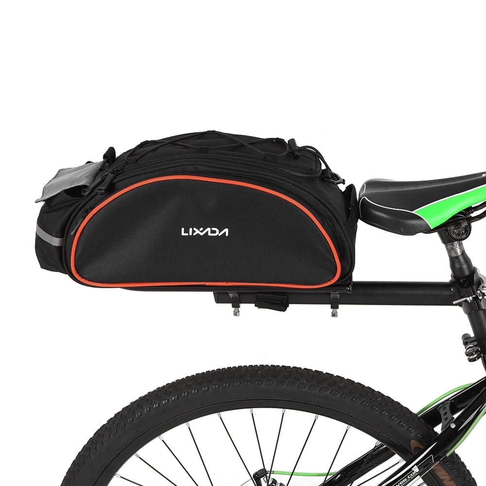 Lixada Bike Rack Bag Trunk Bag Waterproof Bicycle Rear Seat Cargo Bag