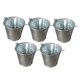 thumbnail image 1 of 5 piezas de pequeños botes multifuncionales portátiles para manualidades, mini frascos decorativos para dulces Plata, 1 of 8