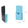 thumbnail image 4 of YFind Plastic Magnetic Pen Holder Erase Marker Storage Box Pencil Cup for Home office Classroom Whiteboard Fridge Refrigerator Locker,Blue, 4 of 10