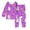 A45 Purple, variant on Glisme Halloween Toddler Boys Outfit Set Cute Ghost Print Long Sleeve Round Neck Sweatshirt With Pants Set Boys Autumn Daily Breathable Outfit Size 2-3 Years Black