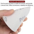 thumbnail image 5 of Uxcell 120 Pack 60 Grits 80mm Aluminum Oxide Triangular Hook & Loop Sandpapers Sanding Pads Sheets, 5 of 6